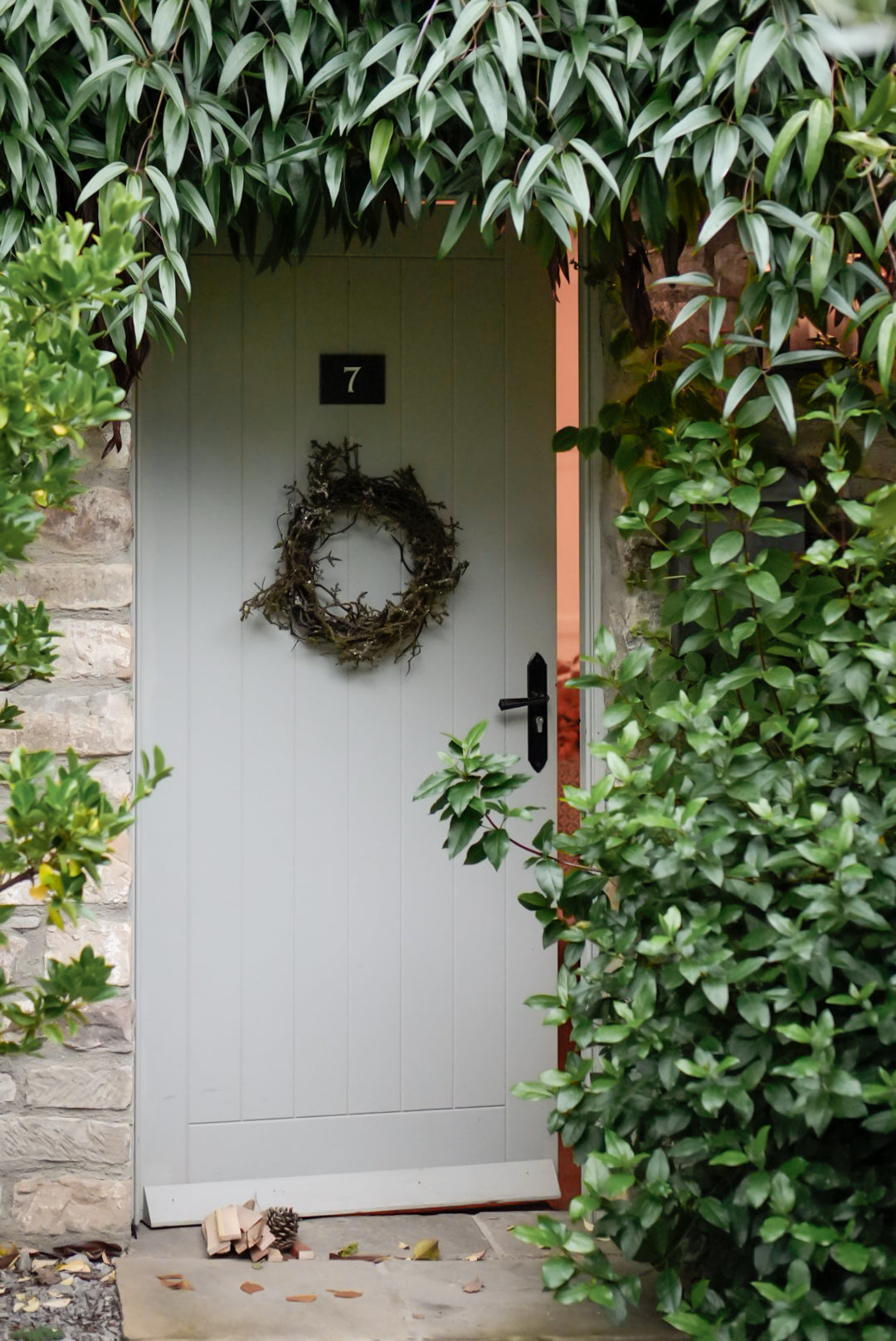 Wreath, Wild Moss, Faux