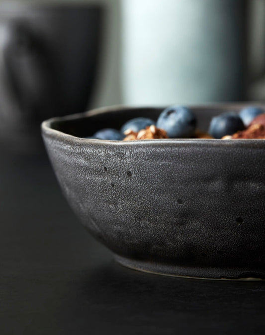 Rustic Bowl Medium, Dark Grey