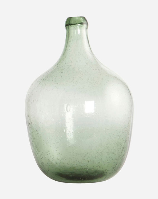 Green Glass Vase