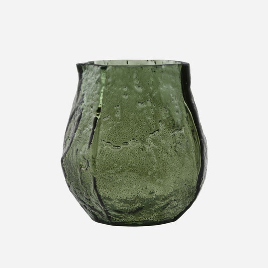 Dark Green Lustre Tealight Holder