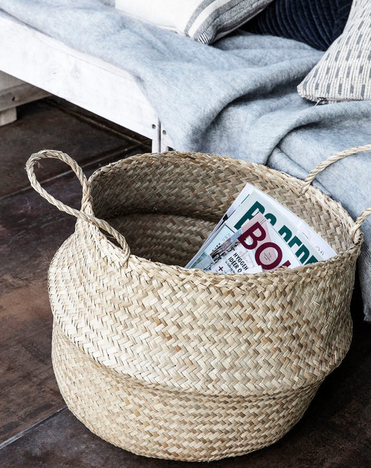 Round Seagrass Basket Large