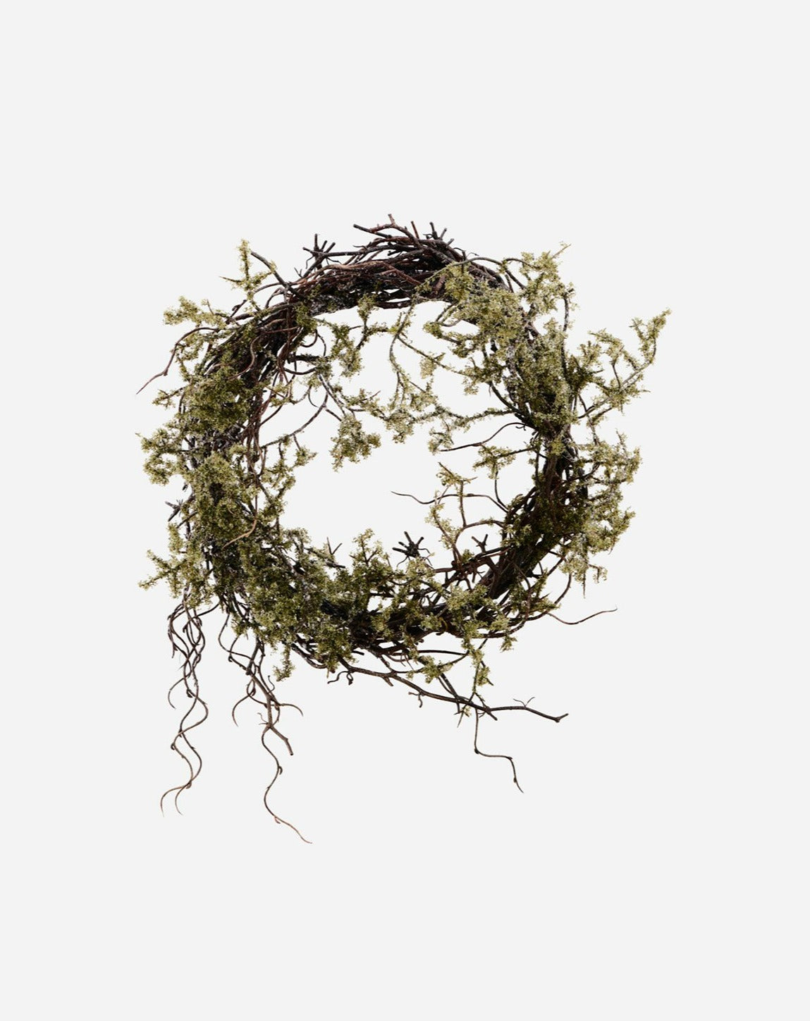 Wreath, Wild Moss, Faux