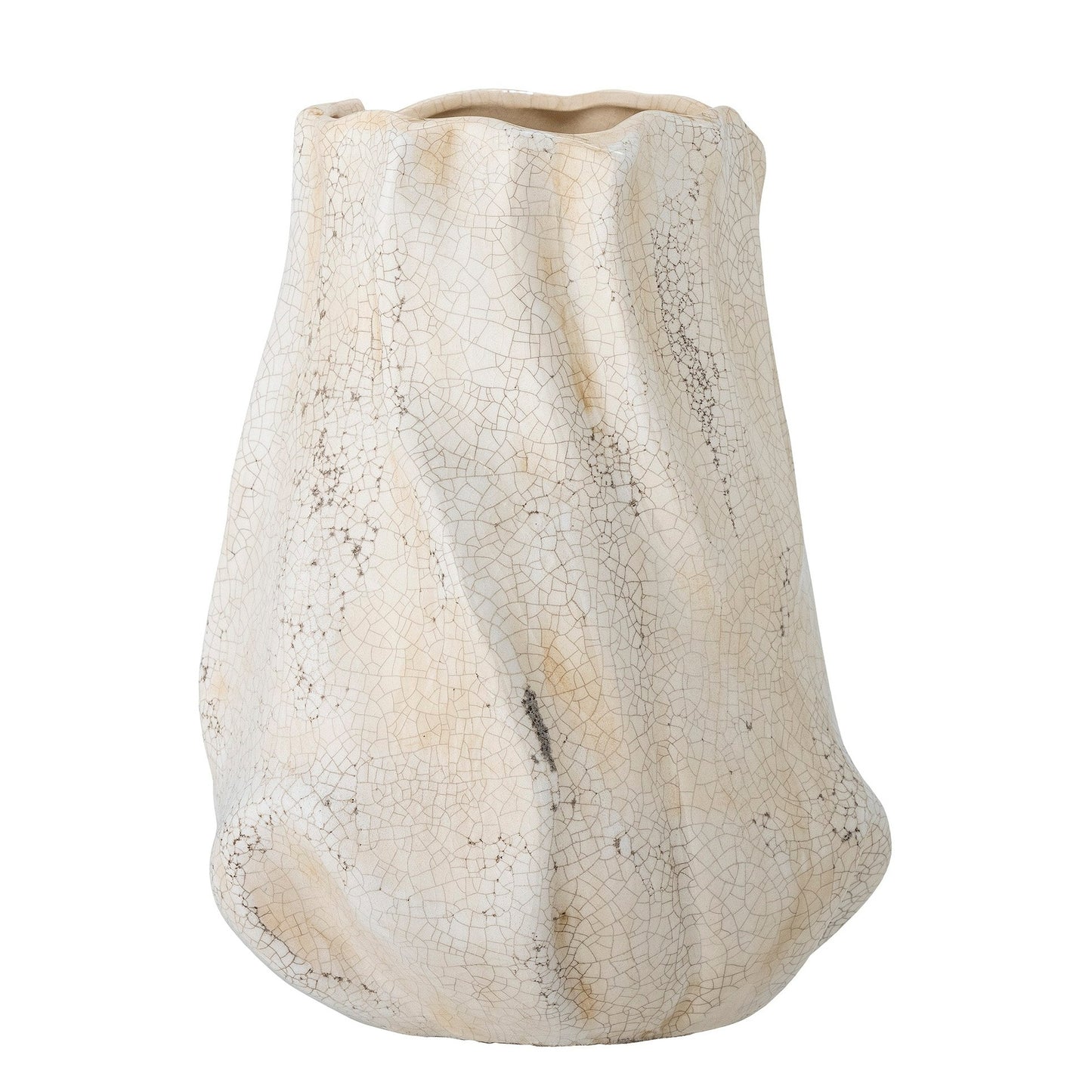 Stoneware Vase, Soft White