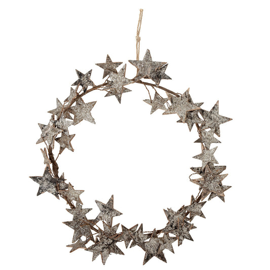 Wreath, Birch with Glitter