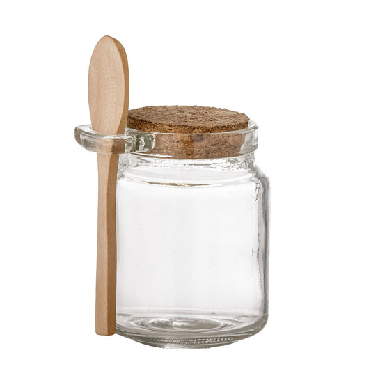 Glass Storage Jar with Spoon