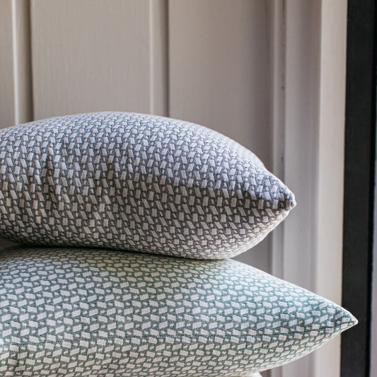 Geometric Cushion Grey