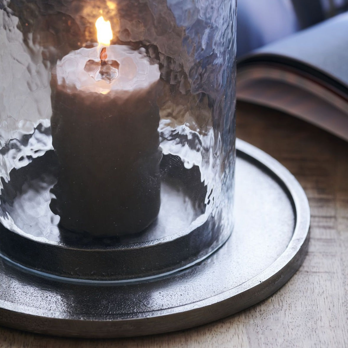 Zinc Candle Holder