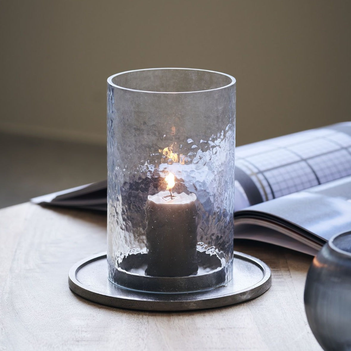 Zinc Candle Holder