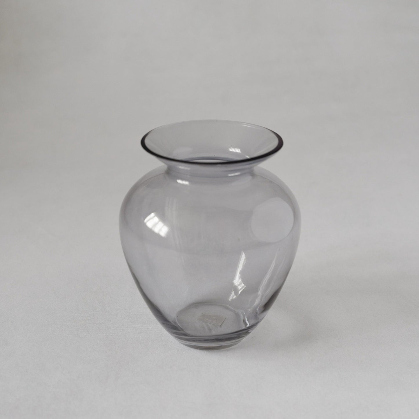 Light Grey Glass Vase