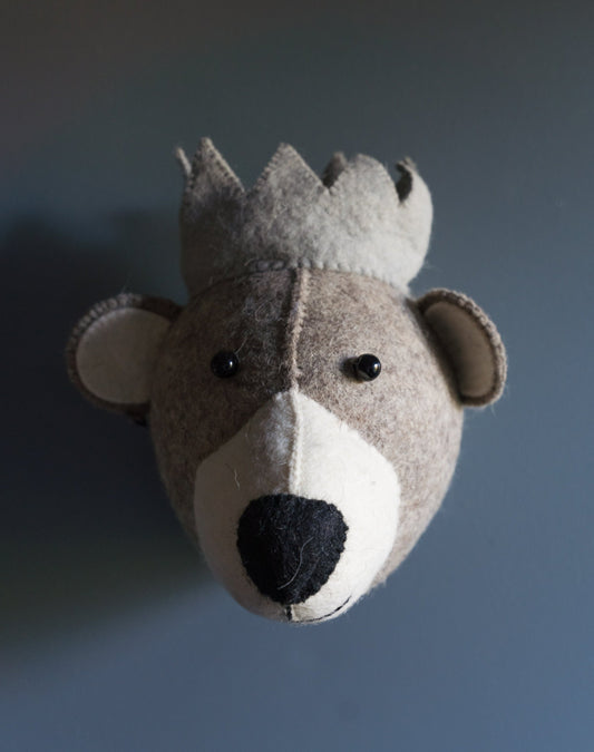 Baby Bear With Crown Head Mini