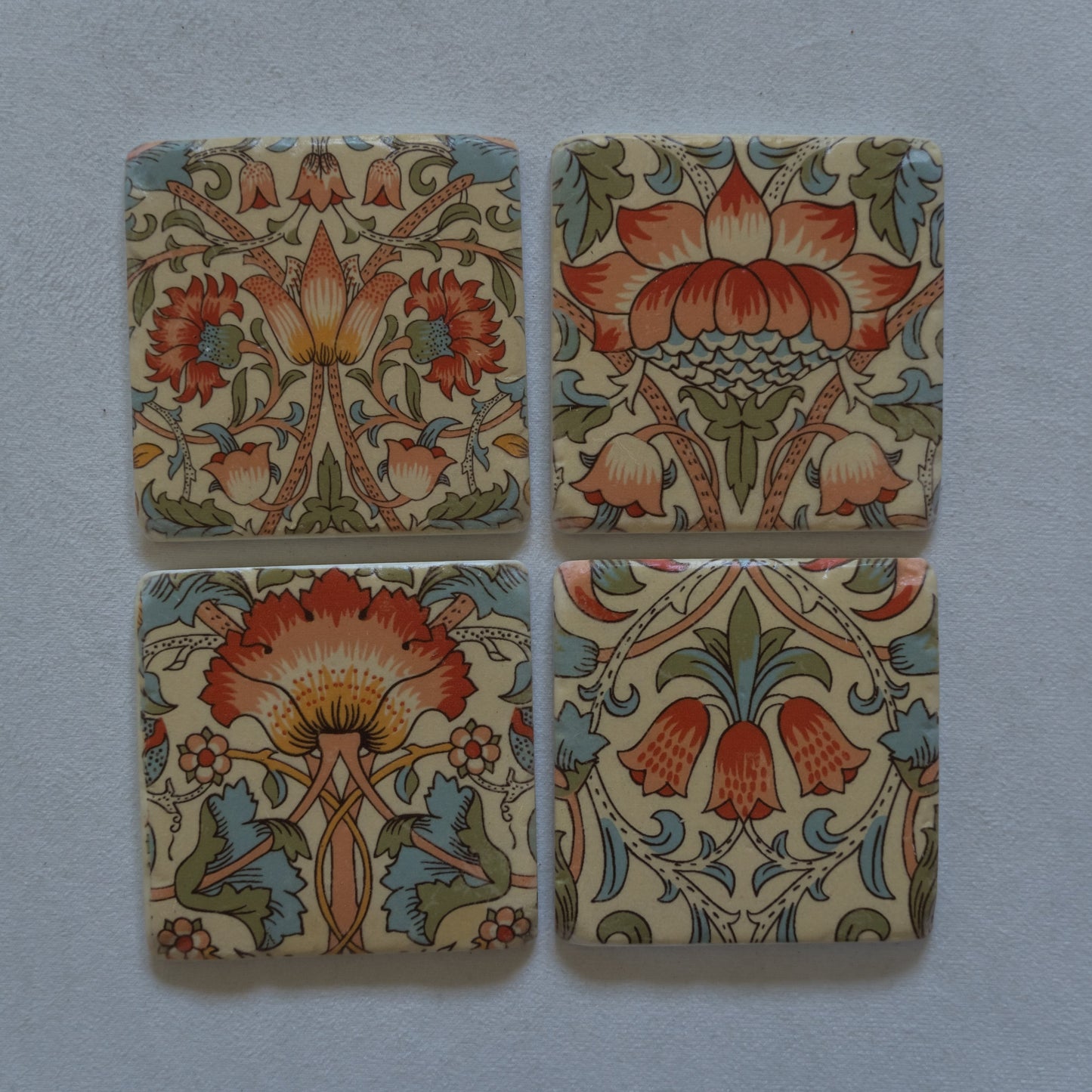 Lotus Flower Coasters Set of 4