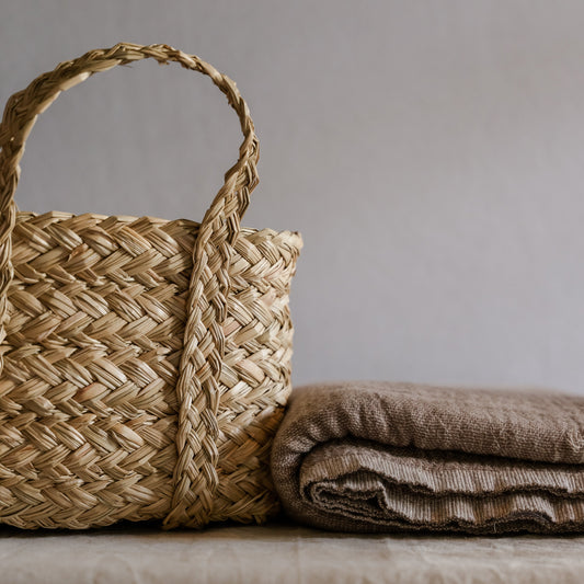 Seagrass Basket Oblong, Small