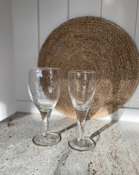 Hammered Wine Glass Large