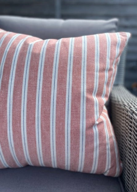 Red Stripe Cushion