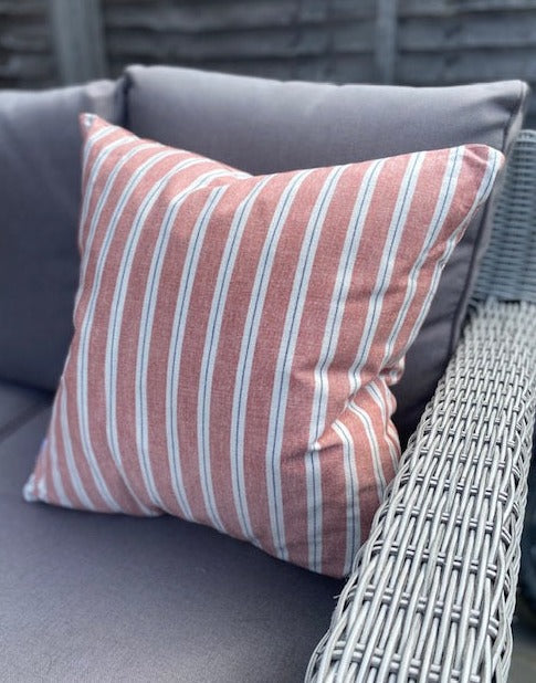 Red Stripe Cushion