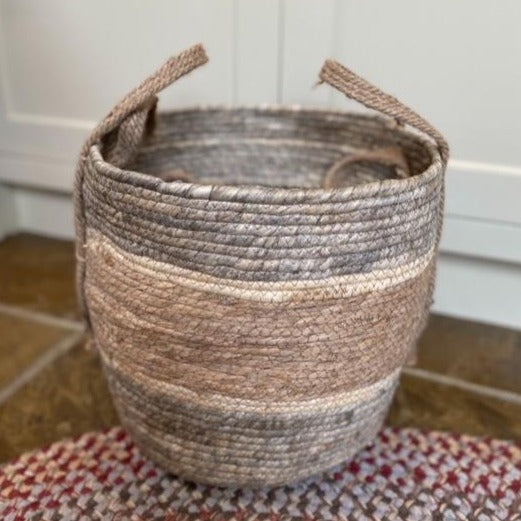 Grey Woven Baskets Set of 3