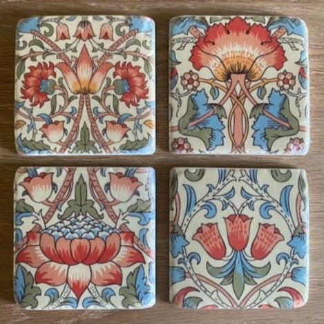 Lotus Flower Coasters Set of 4