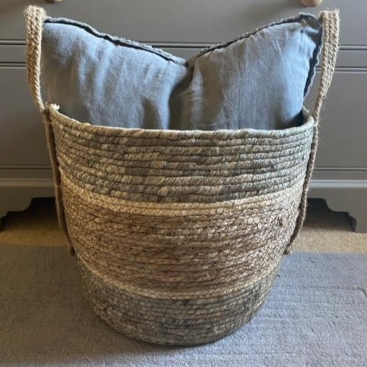 Grey Woven Baskets Set of 3