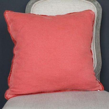 Red French Border Cushion