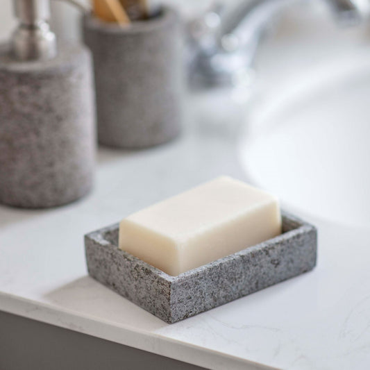 Grey Granite Soap Dish