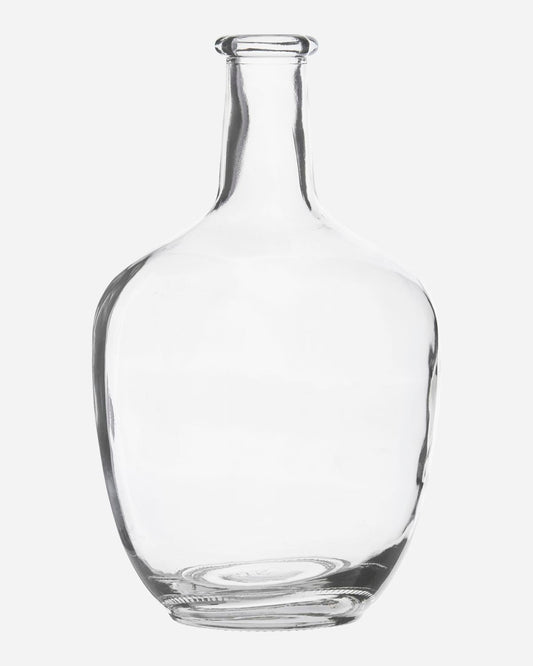 Clear Glass Bottle Vase