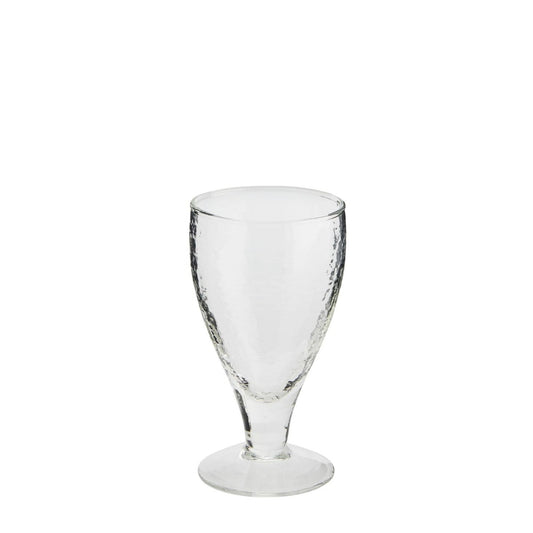 Hammered Water Glass