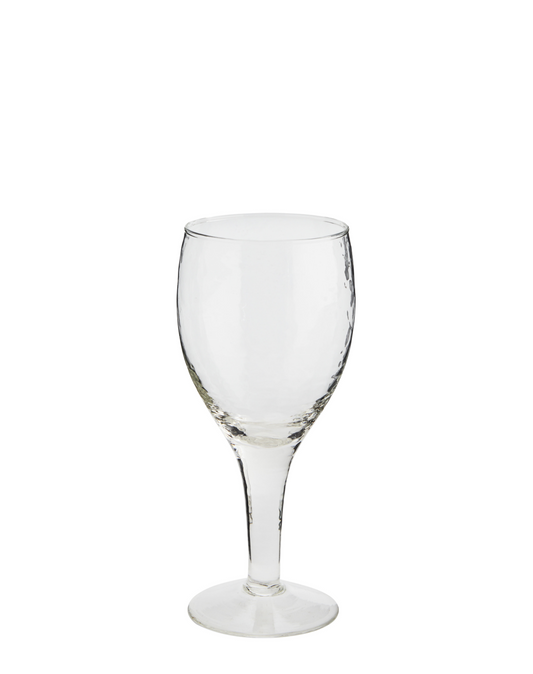 Hammered Wine Glass Large