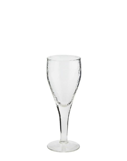 Hammered Wine Glass Small